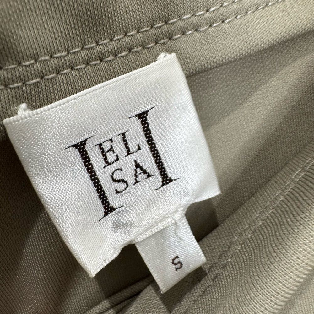 NEW HELSA Matte Jersey Slim Skirt in Oyster - Picture 13 of 13